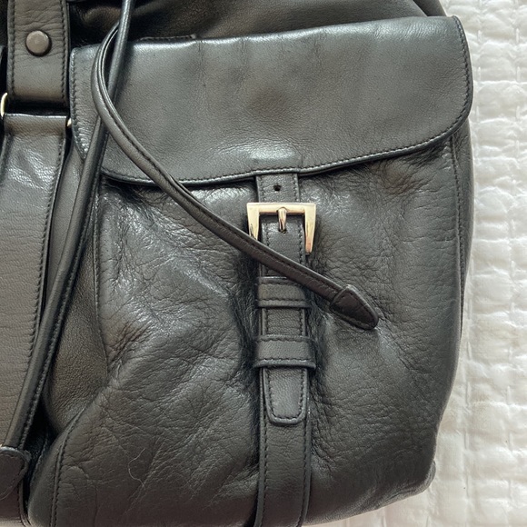 Prada Double Front Pocket Soft Calf Small Leather Backpack - Picture 4 of 14